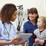 Appointment For Mother And Daughter With Nurse