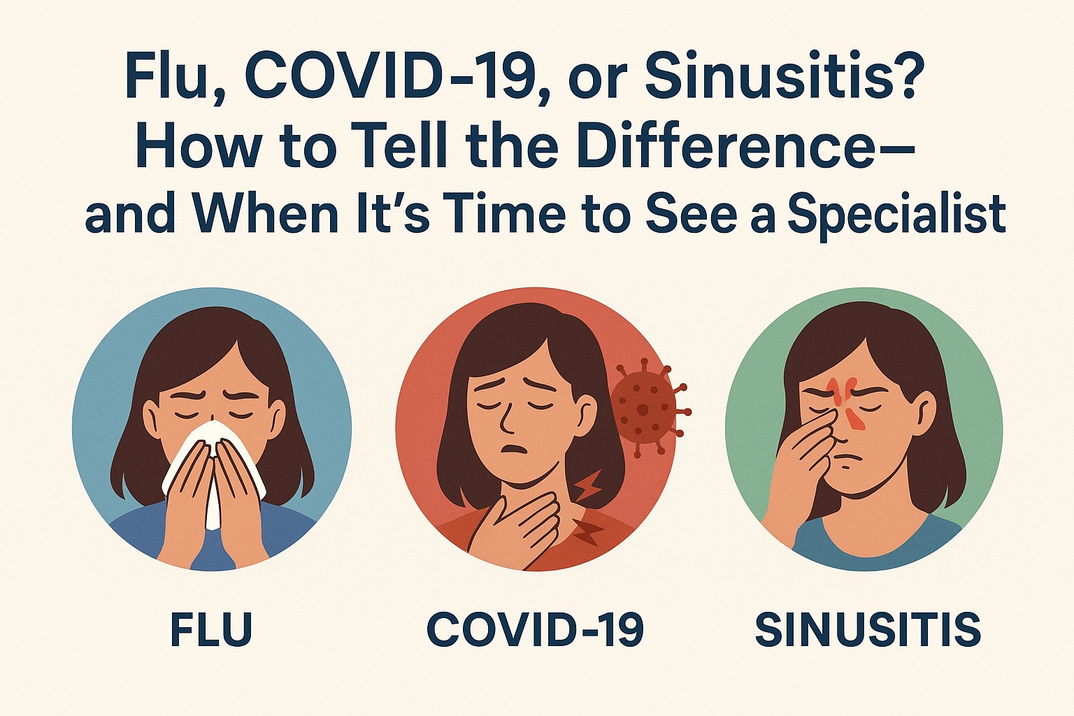 Flu, COVID-19, or Sinusitis?